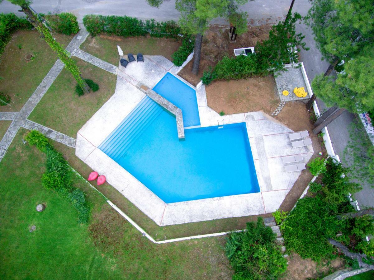 Villa Aurora In Sani With Garden And Pool Экстерьер фото